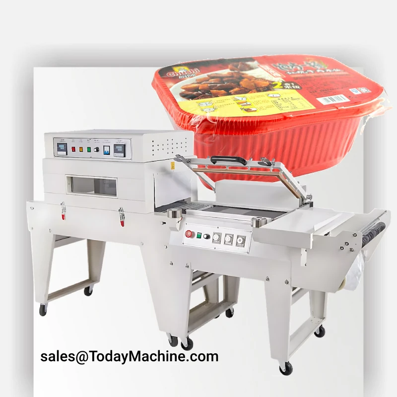 

Automatic film wrapping machine shrink box packing machine carton heat shrink wrap packaging machine