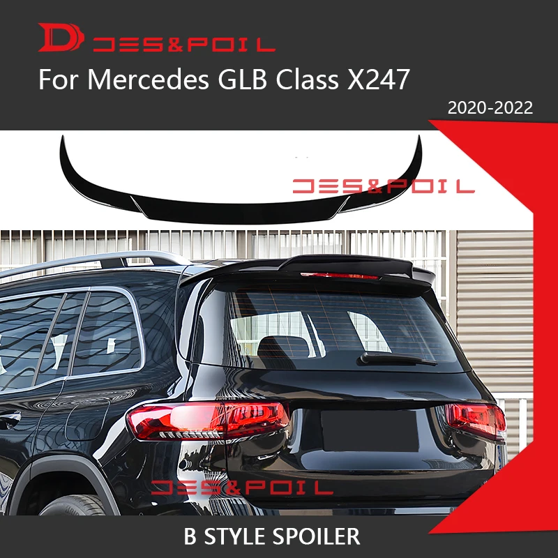 

Задний спойлер для Mercedes GLB X247 AMG, крыло багажника, автомобильные аксессуары, Стайлинг автомобиля GLB180 GLB200 GLB35 2020-2022