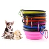 1000ml High-Capacity Pet Folding Silicone Bowl Collapsible Dog Outdoor Travel Portable Puppy Food Container Feeder Dish Bowl 3