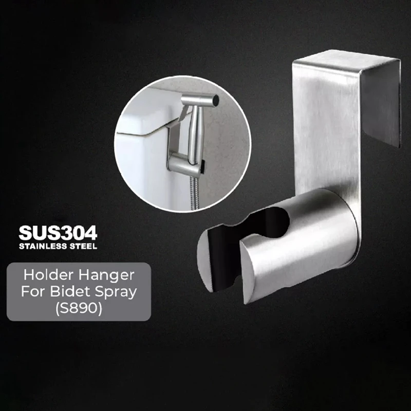 Toilet Bidet Sprayer Holder, Stainless Steel Holder Hook Hanger For