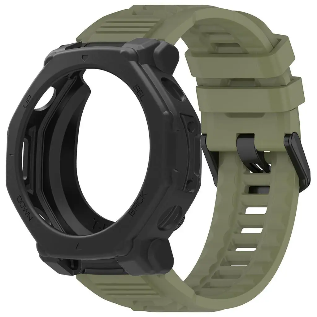 Versatile 2-in-1 Silicone Strap and Protective Bumper Shell