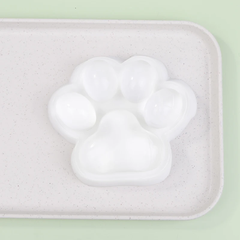White Cat Claw Mini Cat Paw Pinch Toy Slow Rebound Transparent Cube Stress Relief Toy Squeeze Toy Gift For Kids 3