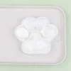 White Cat Claw Mini Cat Paw Pinch Toy Slow Rebound Transparent Cube Stress Relief Toy Squeeze Toy Gift For Kids 3