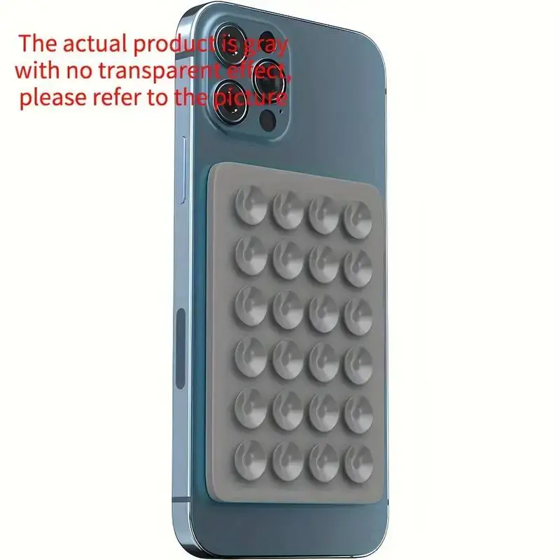 Silicone Suction Phone Holder Mat Multifunctional Suction Cup Wall Stand Square Anti-Slip Single-Sided Case Mount Back Sticker - Image 15