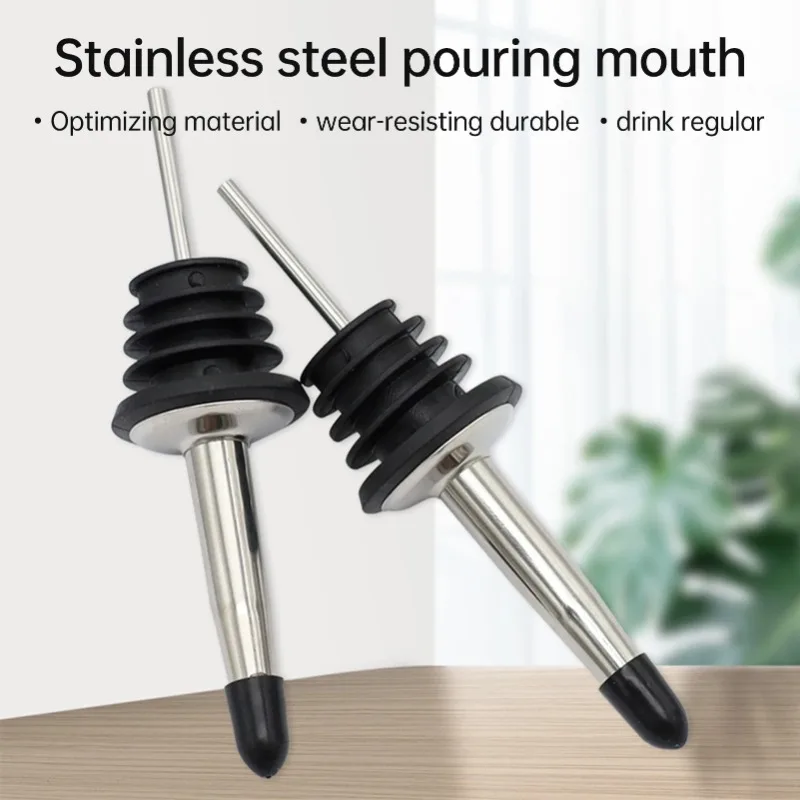 4/8/16/24 Packs Liquor Bottle Pourers for Alcohol Stainless Steal Liquor Bottle Dispensers Speed Pourers for Spirits Bottles wine pourer