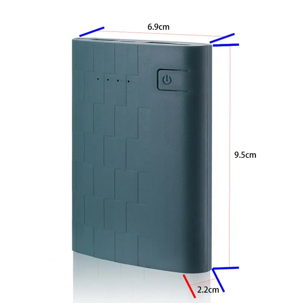3x18650 Batteries Portable Charger Case Sturdy Power Bank Case Solderless for Cell Phone
