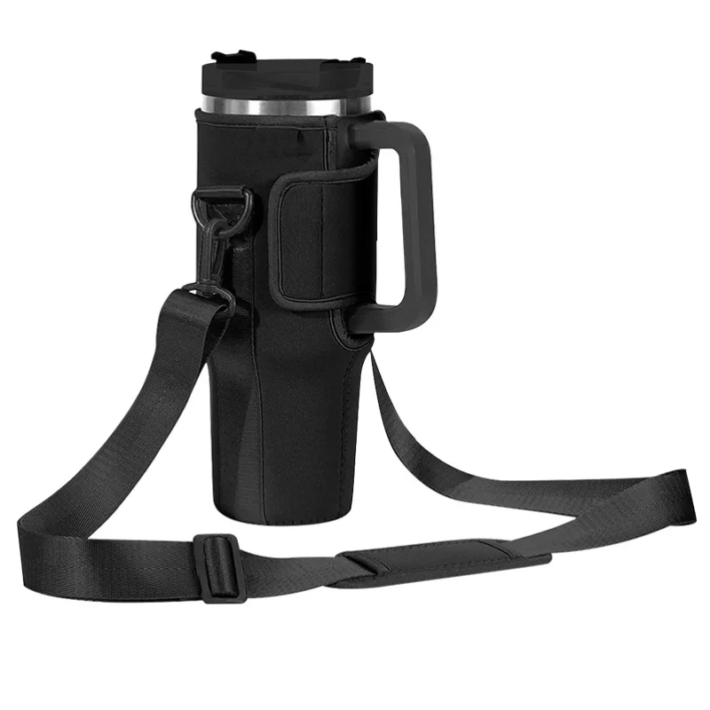 Zruodwans 40Oz Tumbler with Handle Carrier Holder Adjustable Shoulder Strap  Fastener Tape Travel Water Bottle Cup Sleeve Storage Bag Carrying Pouch  Tumbler Accessories 