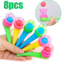 2/4/8Pcs Plastic Pipe Blowing Ball Toys For Kids Outdoor Sports Games Balance Training Learning Toys Children Funny Gifts 1
