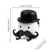 1PC Home creativity free beard razor rack wall mounted suction cup bathroom razor rack storage hooks 2