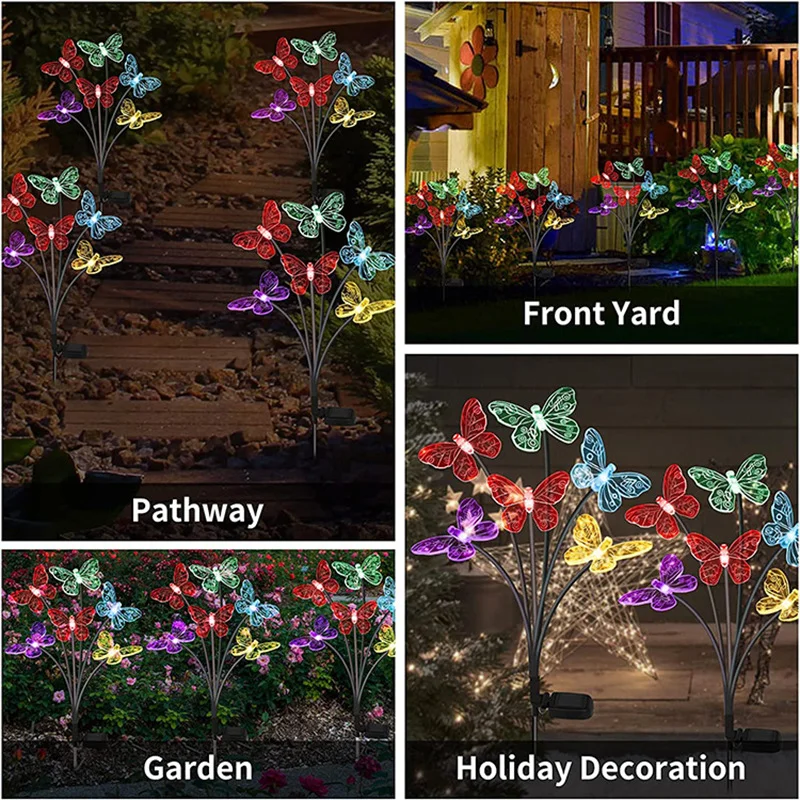 3PCS Butterfly Solar Power LED Light Outdoor Garden Lawn Lamp Decor Fairy  Light Flying Butterfly Gardening Decoration Accessory - Price history &  Review, AliExpress Seller - US World Store