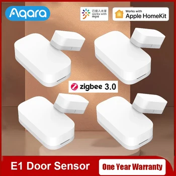 Aqara Door Window Sensor E1 ZigBee 3.0 MCCGQ14LM APP Remote Control For Smart Home Work With Xiaomi Mijia APP Apple HomeKit 1