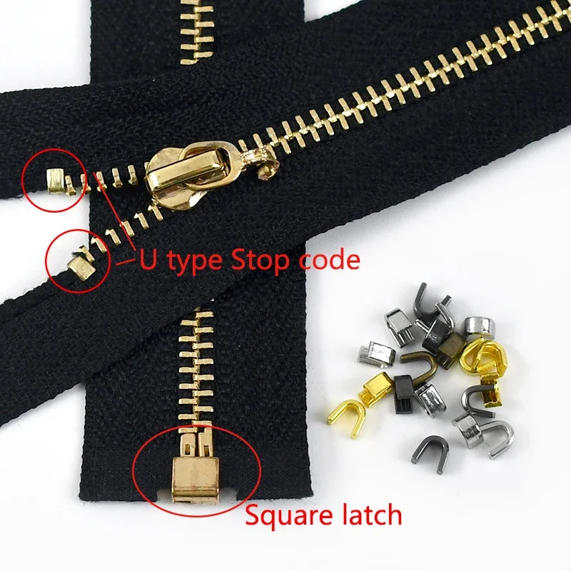 Deepeel 3# 5# 8# Metal Nylon Resin Zipper Stopper Open-end Zips Slider Socket Repair Insert Box Set Tool Replacement Kits 1Set zipper repair kit,zipper sliders,zipper heads,zipper accessories