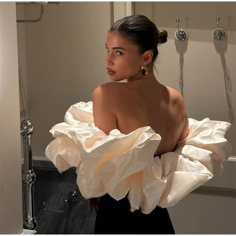 Elegant Off Shoulder Floral Long Dresses Women Vintage Slim Black Patchwork Petal Sleeves Robes Female Versatile Party Evening