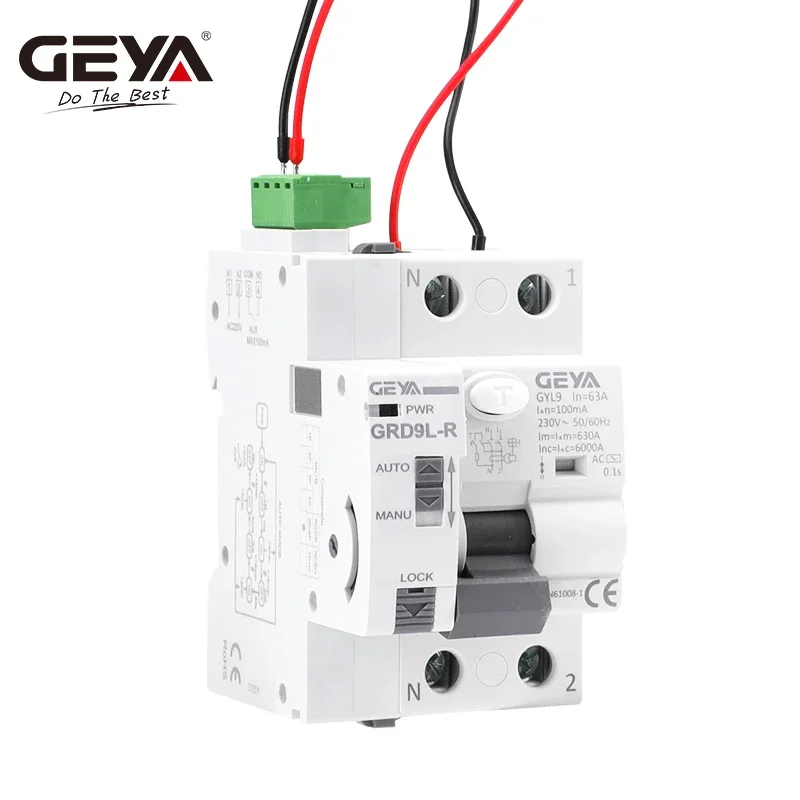 dispositivo reclosing automatico de geya elcb rccb com funcao interruptor controle remoto rcd 02