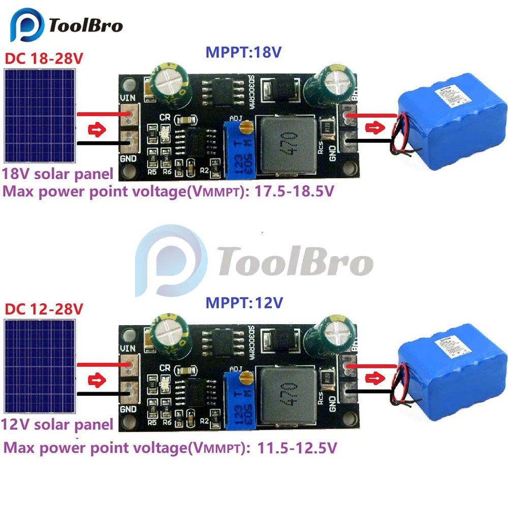 Battery Charger Module MPPT For Solar Panels DIY KIT