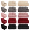 1/2/3 Seater Recliner Sofa Slipcovers Elastic Couch Protector Stretch Recliner Armchair Covers Furniture Chaise Lounge Covers 3