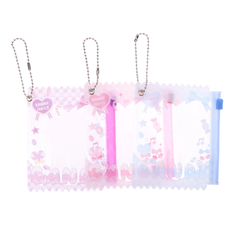 1PC Candy Bar Bag Cartoon Themed Badge Storage Case Pendant Protective Shell Card Doll Bag