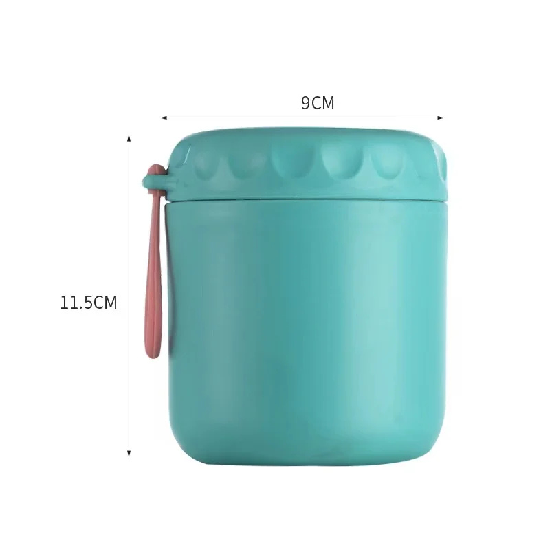 Food Thermal Jar Insulated Soup Cup Thermos Containers Stainless Steel thermal lunch box Keep Hot for School Children 430ml