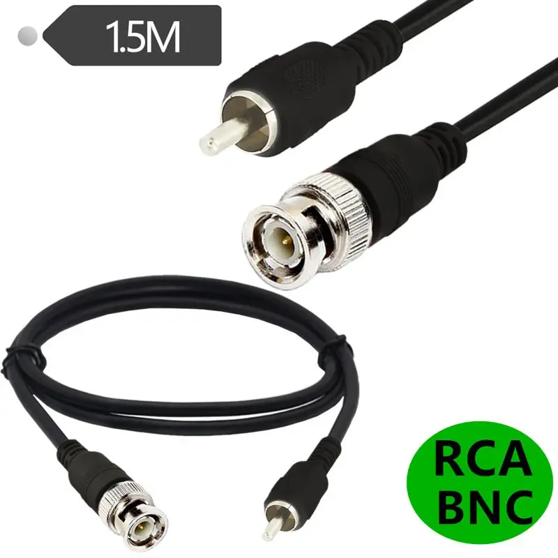 Cavo Bnc Da Bnc A Rca Lotus Q9 Cavo Video Testa Sdi Telecamera Di Sorveglianza Cavo Video Coassiale 1.5M