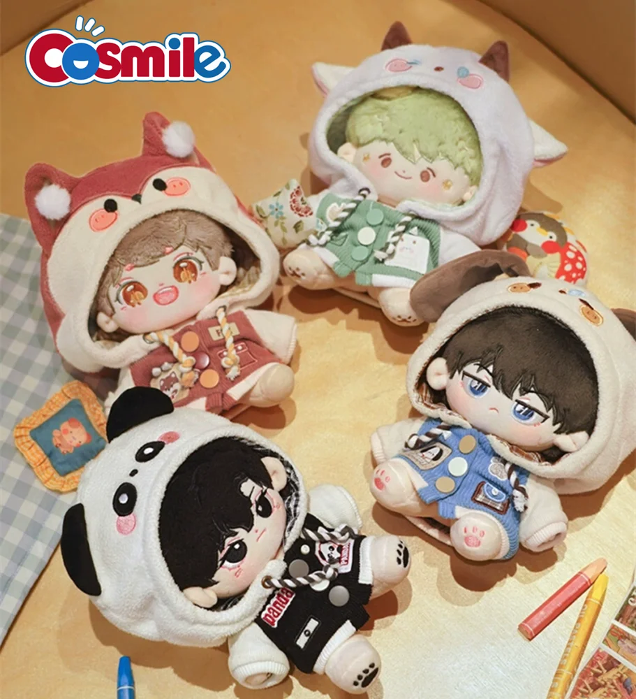 

Cosmile Anime Fox Dog Sheep Bear Jumpsuits Set For 20cm Kpop Doll Clothes Clothing Outfits Cosplay Suit Acc C OM