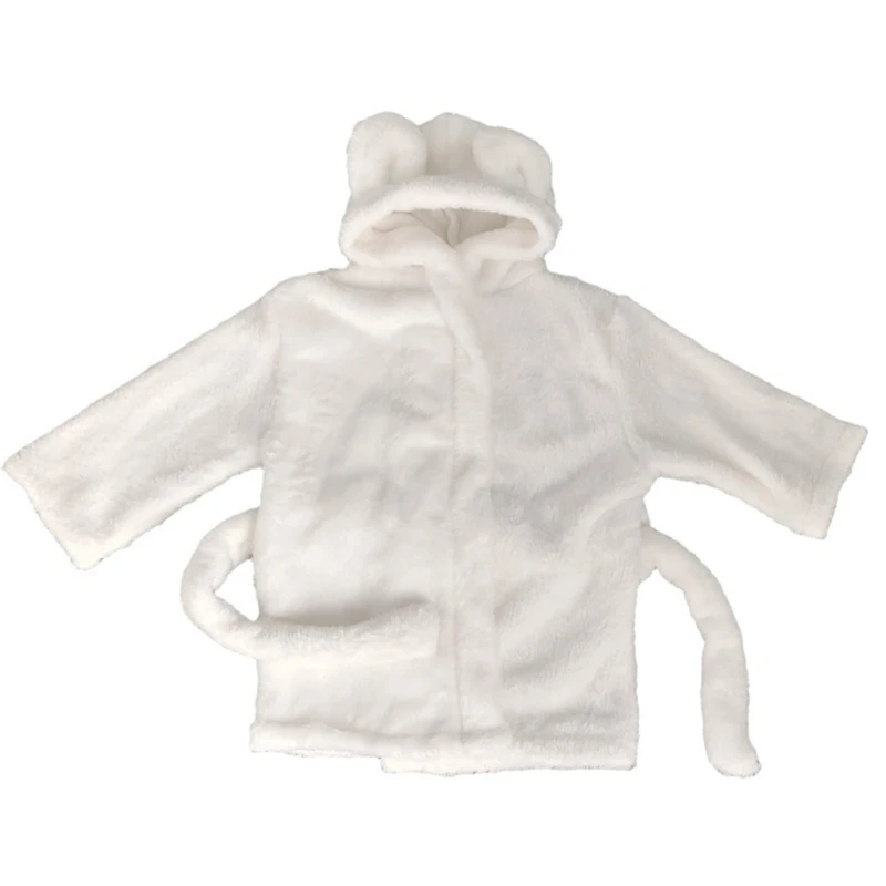 

Newborn Photography Props Baby Girl Boy Bathrobe Newborn Photo Props for Infant Boys Girls for 3-6 months Babies Gift P31B