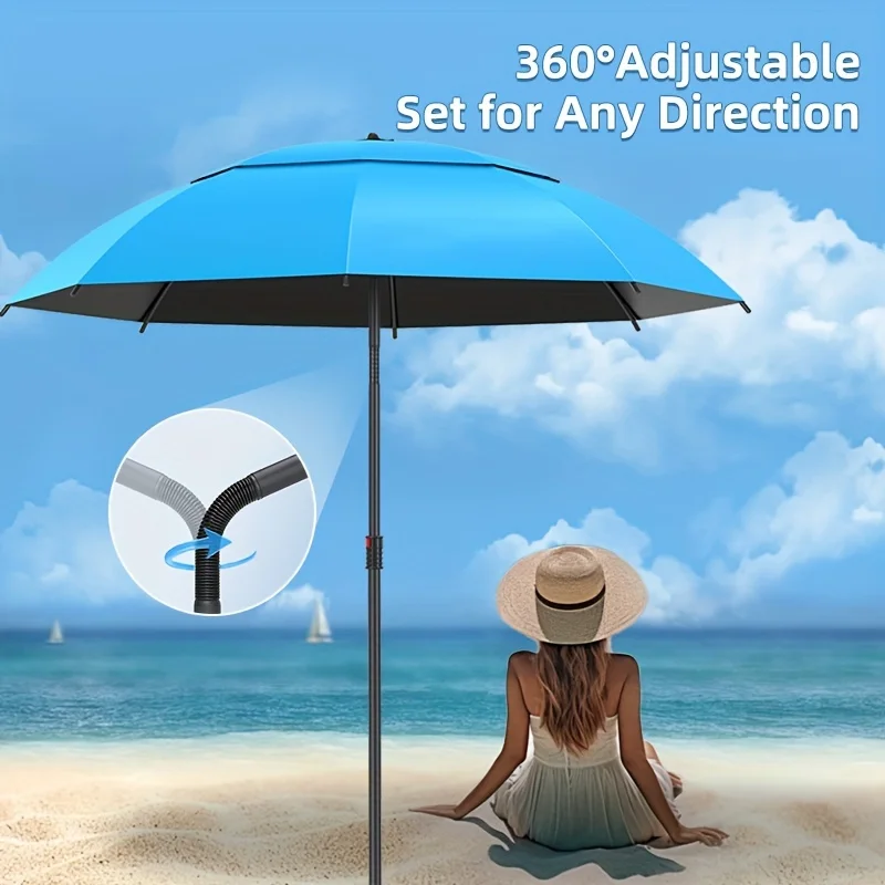 Parapluie pêche extérieur portable ombre soleil pour pêcheurs étal jardin boutique activités outdoor
