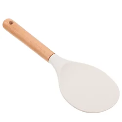 Silicone Rice Spoon Serving Paddle Service Server Scoop Kitchen Tableware Spatula