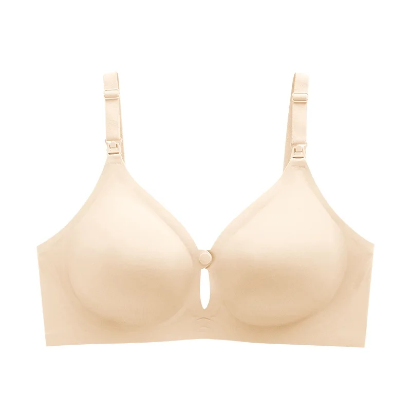 

Pregnant women 5D jelly feeding underwear pregnant with anti-sagging postpartum double-open adjustable breastfeeding bra