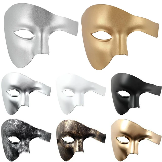 1pcs Masquerade Mask For Men - Venetian Half Face Mask For