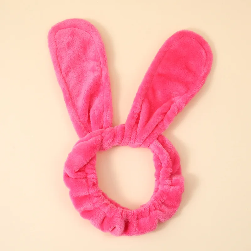 토끼 귀 모양의 수면용 곱슬머리 밴드 플란넬 미니멀리스트 고급 무열 롱 숏 헤어 헤어 손상 없이 컬링 도구