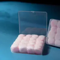 2/4/6/12/20PCS Soft Wax Cotton Earplugs Kneadable Pink Ear Plugs Sleeping Snoring Sound Insulation Noise Reduction Ear Plug 1