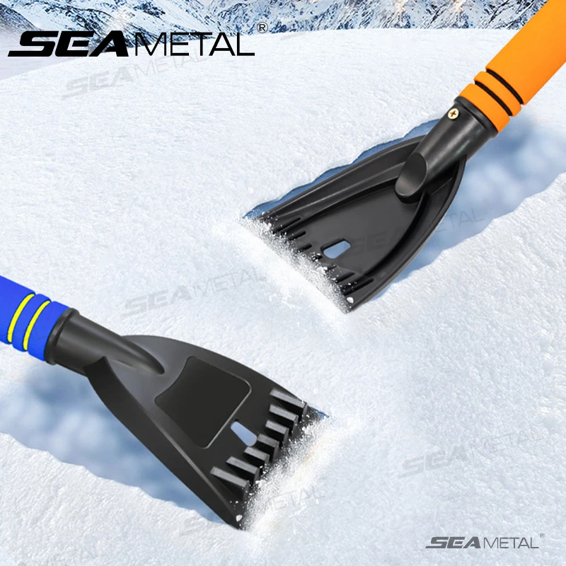 SEAMETAL Car Snow Shovel Ice Scraper Cleaning Tool Scratch-Free Auto Windshield Snow Remover Cleaner Winter Car Accessories