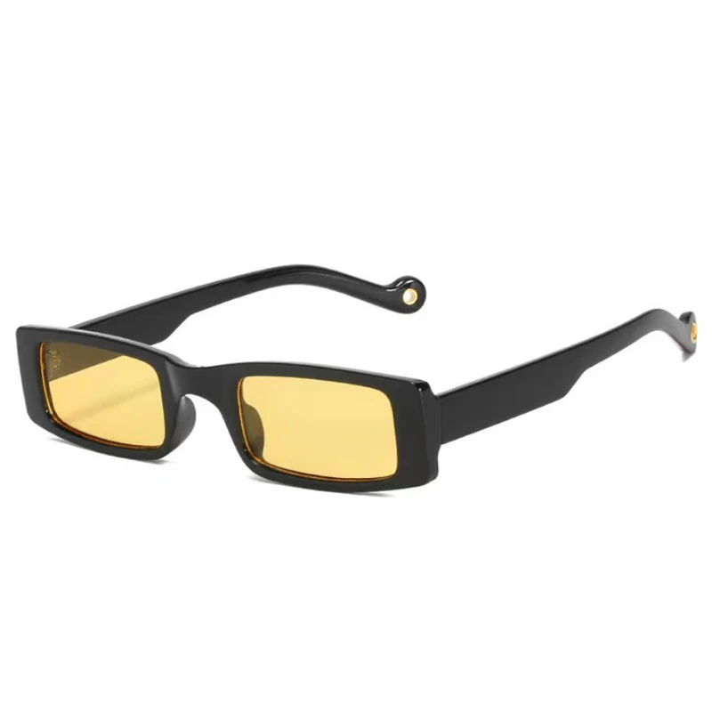 New Rectangle Sunglasses Women Fashion Small Square Frame Vintage Brand Sun Glasses Men Shades Retro Clear Green Oculos UV400_voghion.com
