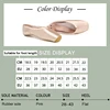 Women Ballet Shoes for Girls Pink Silk Ballerina Ribbons Ballet Pointe Dance Shoes for Kids Children Professional Ballet Shoes 6