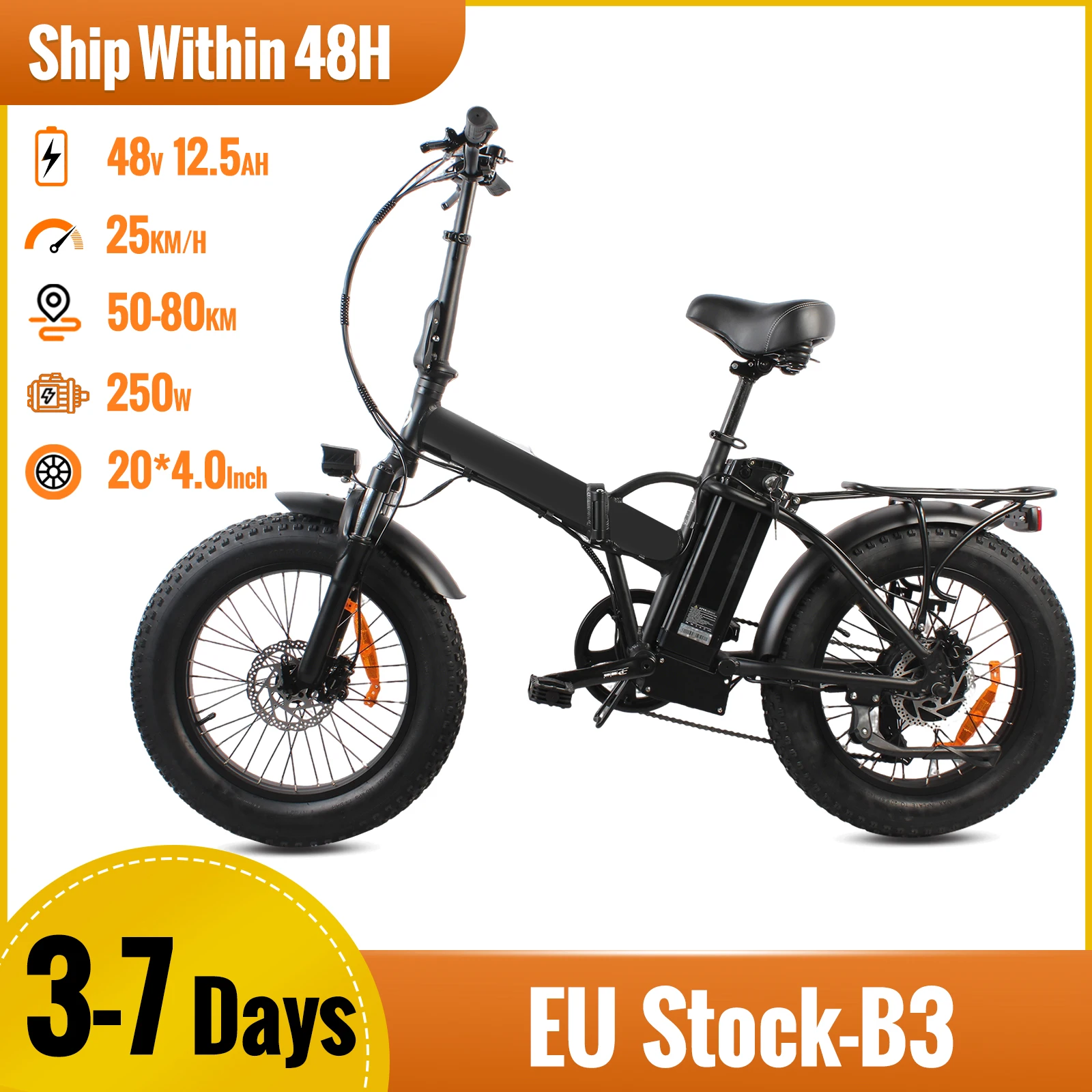 B3 250w48V12.5Ah NERO