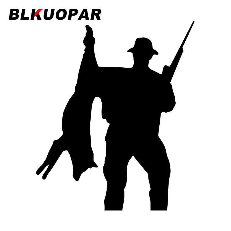 

BLKUOPAR Hunter Car Sticker Scratch-proof Creative Decoration Personality Funny Sunscreen Fashionable Die Cut Car Accessories