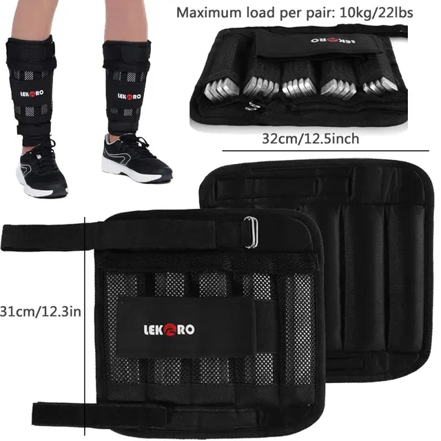 20kg Adjustable Weight Training Suit Empty Bag Fitness Running Vest, Hand And Foot Strength Training Physical Training Clothing 5