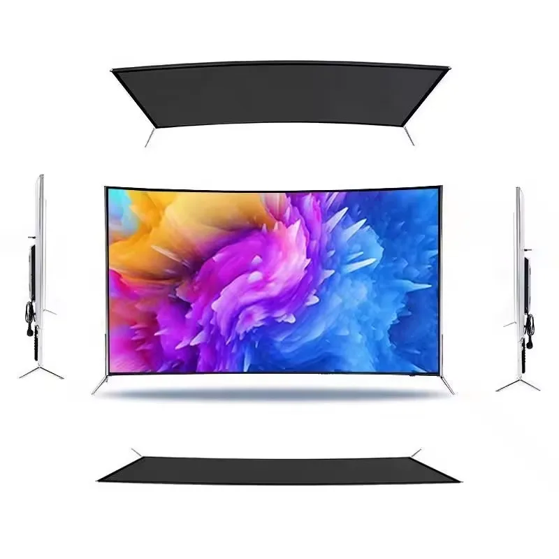 Новый 55 75 85 дюймовый изогнутый Smart Led TV 4K UHD LED Телевизор Wifi Usb видео модный дизайн 65 дюймов smart tv 4k ultra hd