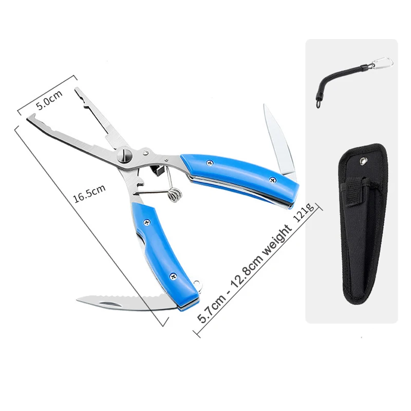 Fishing Plier Multifunction Scissor Braid Line Lure Cutter Hook Remover  Fishing Tackle Tool Cutting Fish Use Tongs Scissors