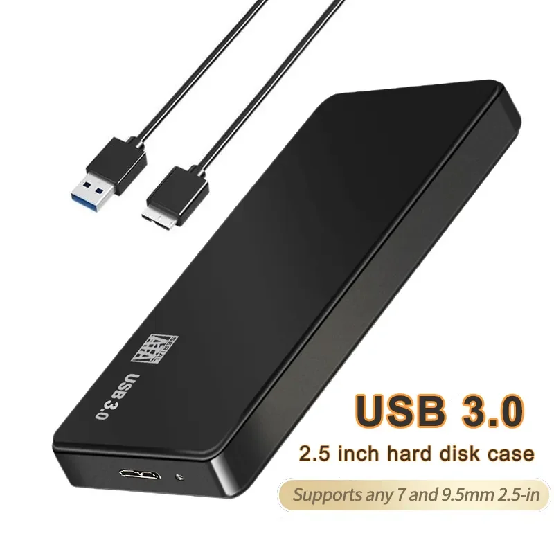 USB 3.0 To 2.5 Inch Hard Drive Case SATA HDD SSD Enclosure 5Gbps External For PC Laptop Smartphone