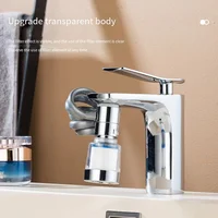 1-2PCS Household Faucet Pull-out Extension Kitchen External Showerhead Hair Washing Device Extendable Bathroom Sink Filter Spray 2