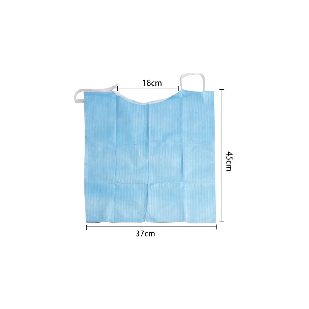 30 Pcs Adult Washable Bibs Rice Pocket The Elderly Portable Waterproof Feeding Lunch Food Elders Disposable Aged For seniors - 2