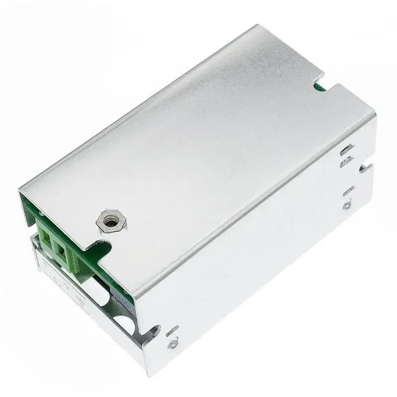 1Pcs 6V-55V 10A 스텝 업 전압 충전기 전원 공급 장치 모듈(알루미늄 쉘 케이스 박스 포함) 200W 최대 DC-DC 부스트 컨버터