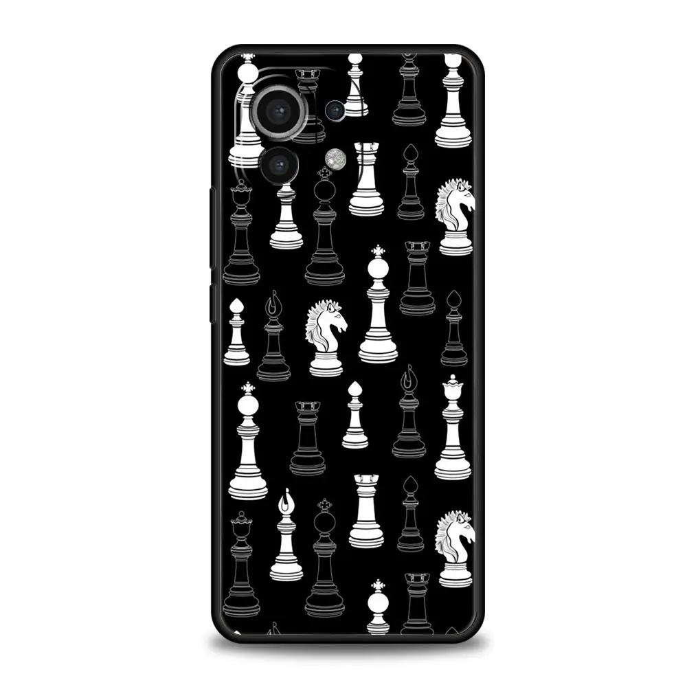Elegant Chessboard Art Soft Phone Case