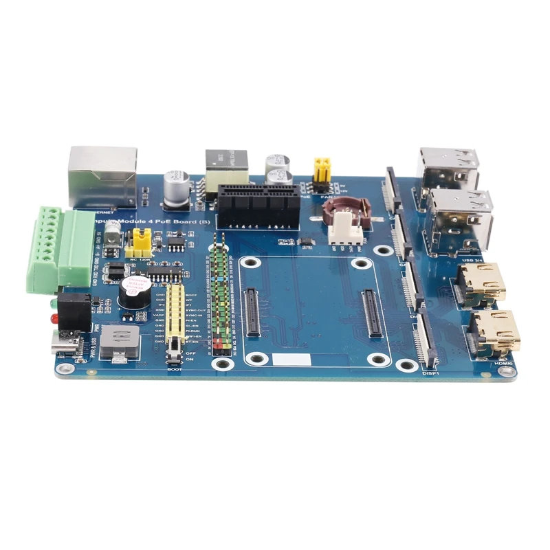   ǻƮ  4 POE/RS485/RS232 Ȯ  2 MIPI CSI Ʈ 4 USB RJ45 40PIN GPIO ǻƮ 