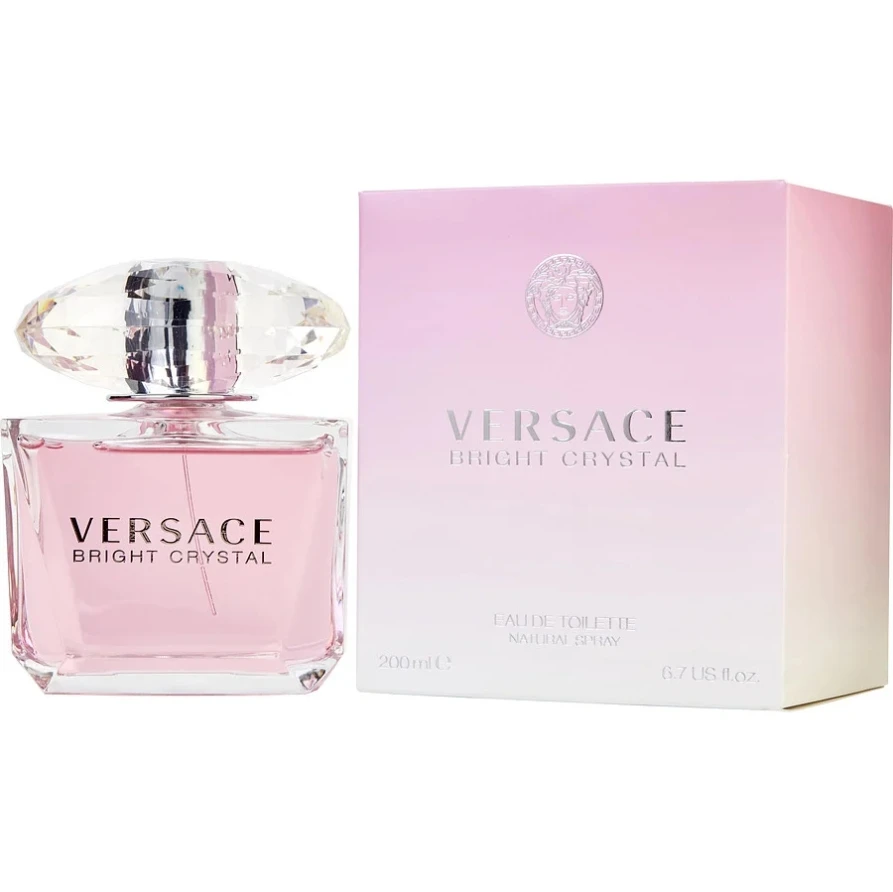 VERSACE BRIGHT CRYSTAL EDT SPARY Versace Crystal Pink Diamonds Crystal Perfume 90ml/200ml 2