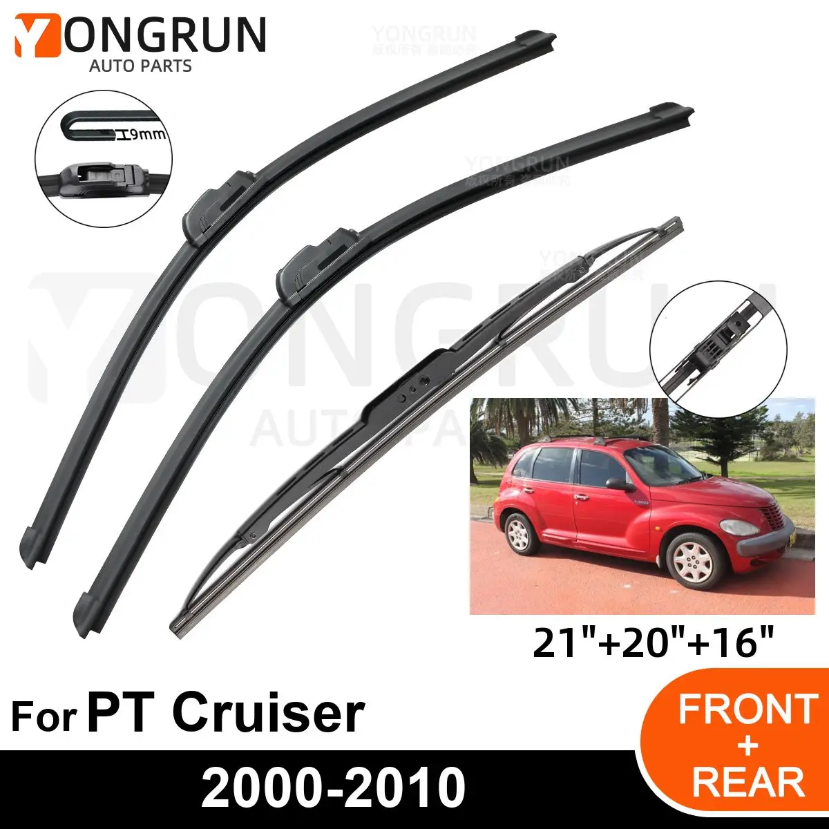 

Щетка стеклоочистителя для Chrysler PT Cruiser 2000-2010, 3 шт.