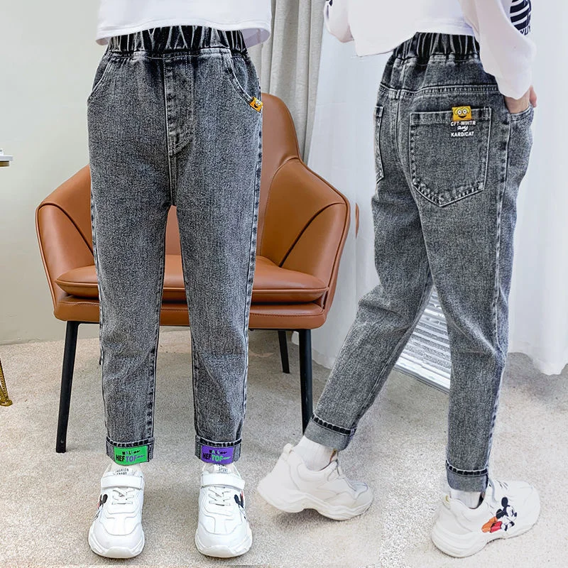 

Girl Leggings Kids Baby Long Jean Pants Trousers 2022 Graceful Spring Autumn Toddler Outwear Cotton Comfortable Children Clothin