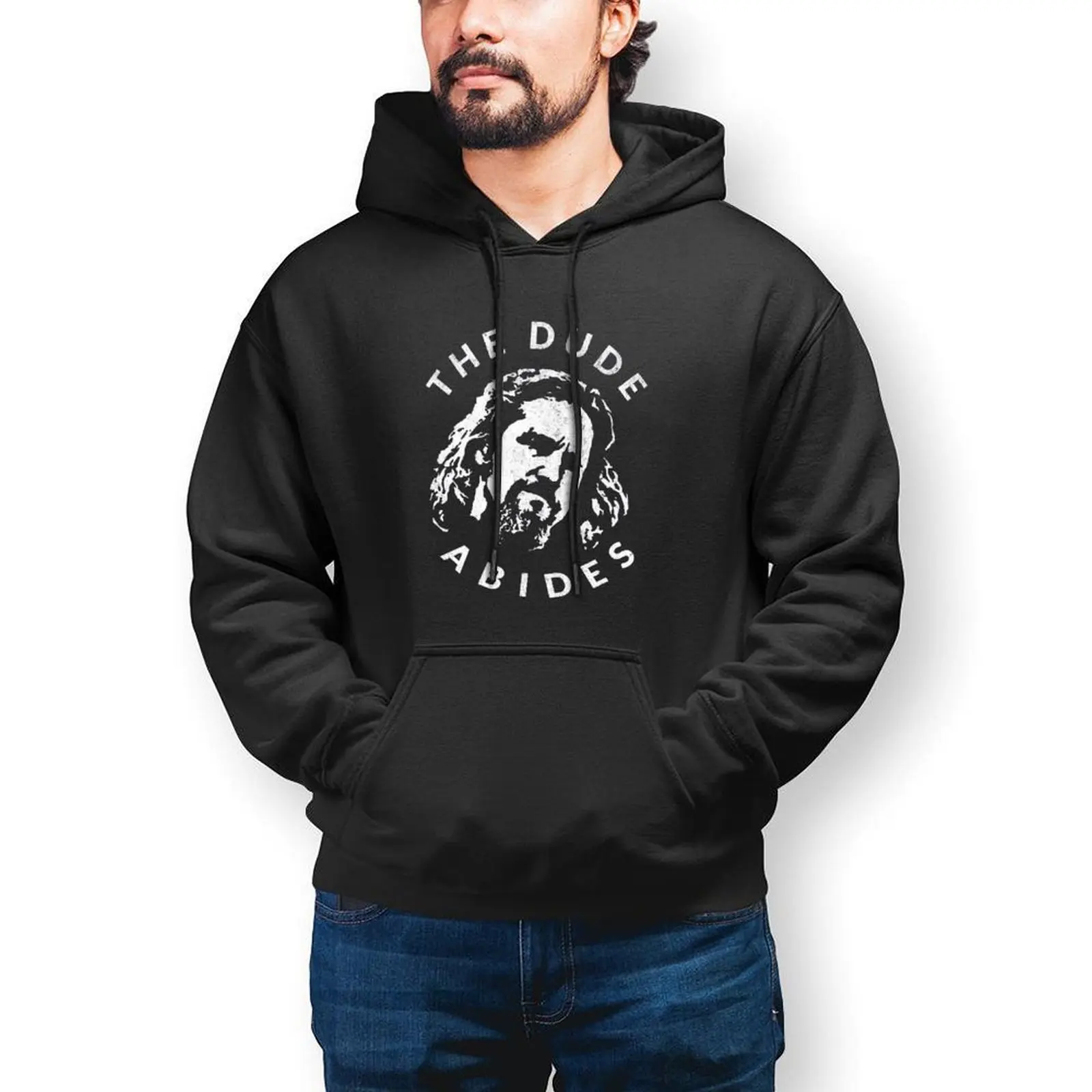 

The Dude Abide Walter Casual Hoodies Men The Jesus Artsy Funny Hoodie Autumn Korean Fashion Custom DIY Sweatshirts Oversized Top