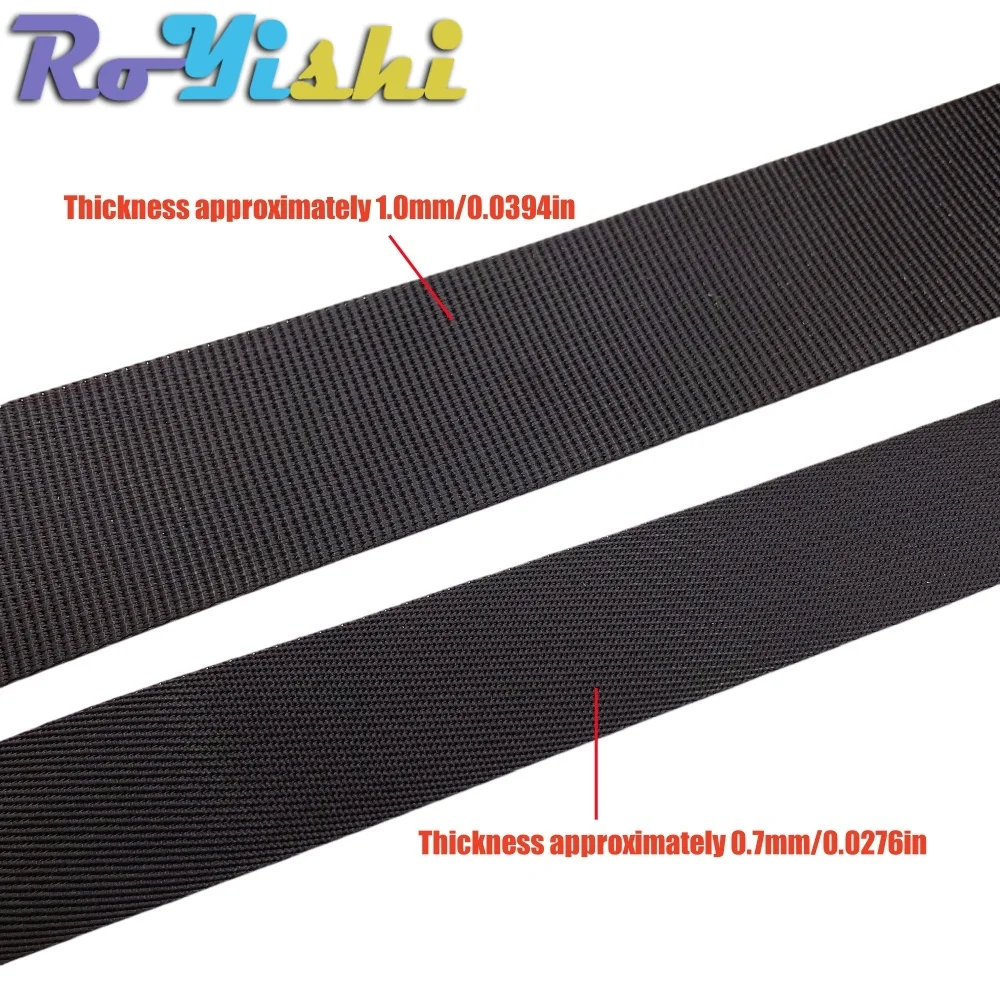 5 Yards 10-50mm Nylon Webbing Tape Backpack Strap Pet Collar Safety Belt Ribbon Band Bag Clothing DIY Sewing Accessories
